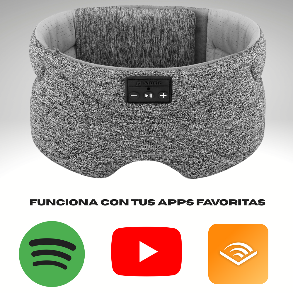Duerme Como Nunca: Antifaz Bluetooth con Sonidos ASMR y Temporizador – ¡Llévate 3x2 Hoy!