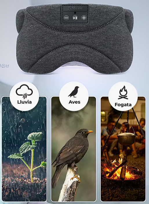 Duerme Como Nunca: Antifaz Bluetooth con Sonidos ASMR y Temporizador – ¡Llévate 3x2 Hoy!