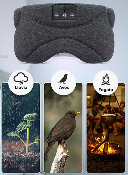 Duerme Como Nunca: Antifaz Bluetooth con Sonidos ASMR y Temporizador – ¡Llévate 3x2 Hoy!